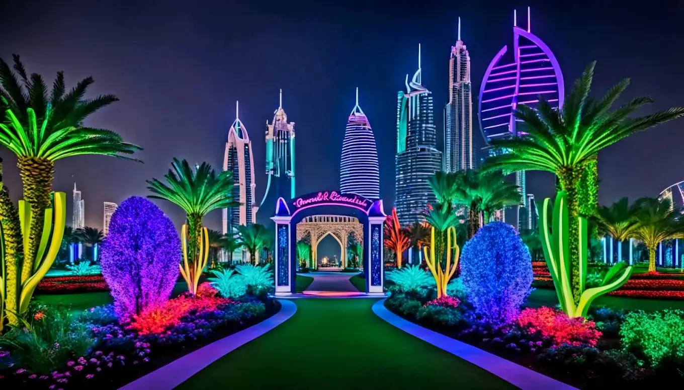 Dubai Garden Glow